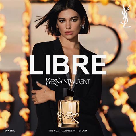 pubblicità libre ysl modella